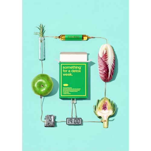 laydown image of something for a detox week