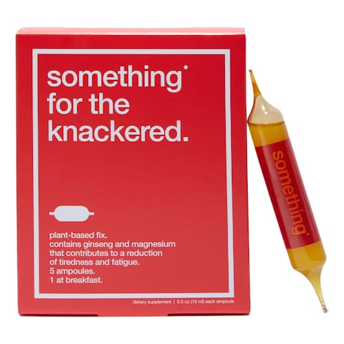 laydown image of something for the knackered