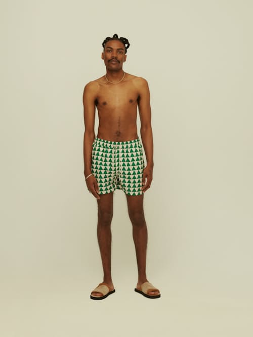 on model image of The Resort Swim Short - 5"