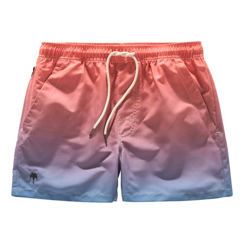 laydown image of Blue Grade Swim Shorts - 4"