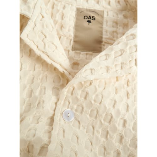 laydown detail image of Camp Collar Waffle Shirt