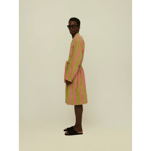 on model image of Berry Robe