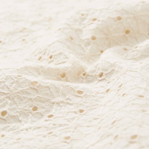 laydown detail image of Floral Eyelet Short Sleeve Shirt