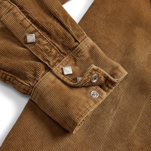 lifestyle image of Corduroy Buffalo Western Workshirt