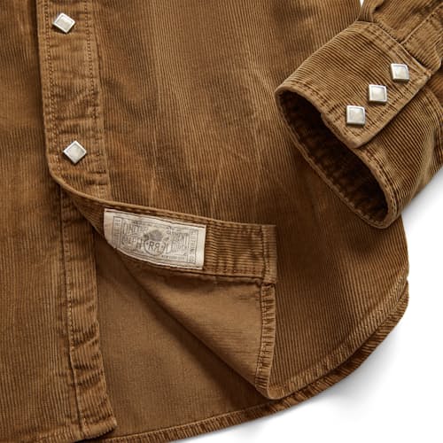 lifestyle image of Corduroy Buffalo Western Workshirt