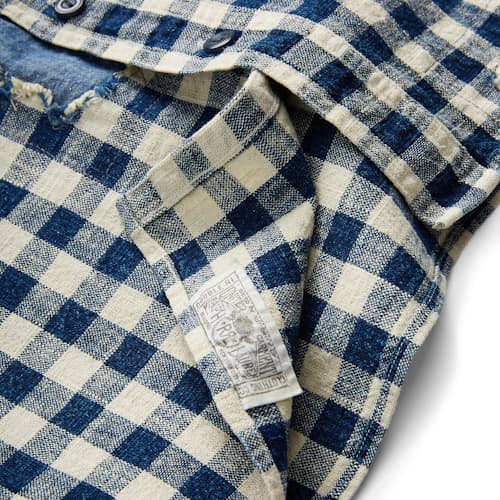 lifestyle image of Canvas Check Illinois Workshirt