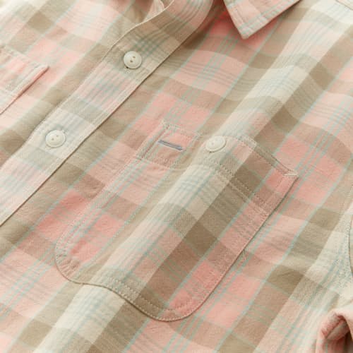 lifestyle image of Canvas Plaid Farrell Workshirt