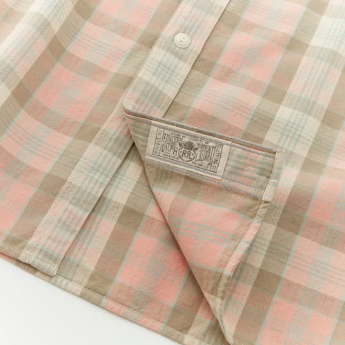 lifestyle image of Canvas Plaid Farrell Workshirt