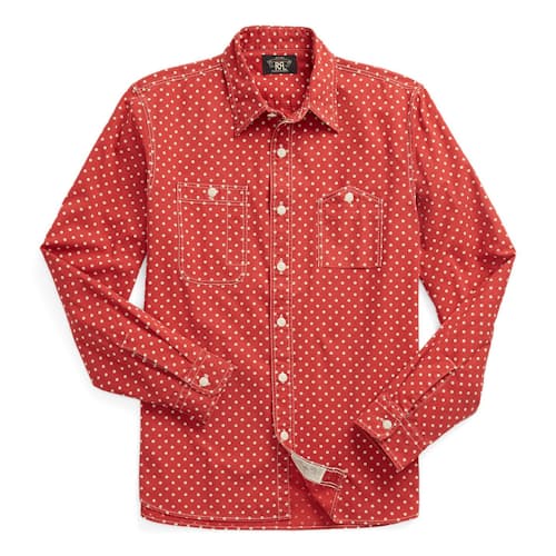 laydown image of Plainweave Big Yank Workshirt