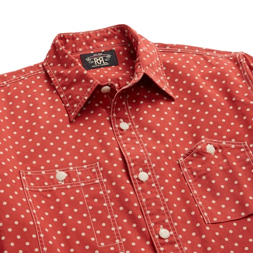 laydown image of Plainweave Big Yank Workshirt