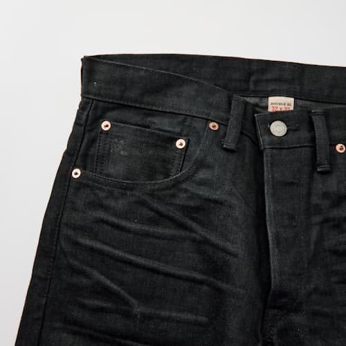 laydown detail image of Slim Fit Selvedge Denim Jeans