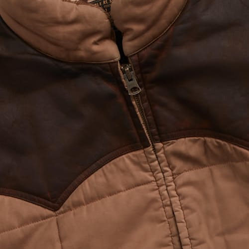 laydown image of Breckenridge Quilted Bomber Jacket