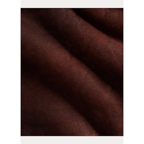 laydown image of Dalton Shearling Leather Vest