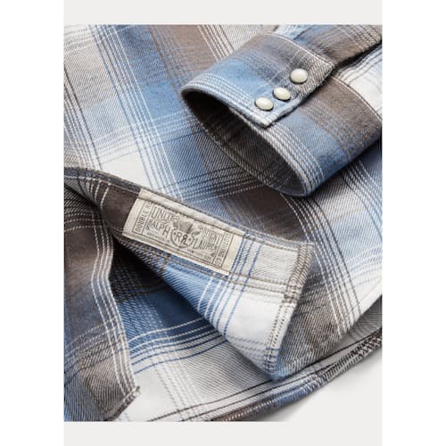 laydown image of Allen Western Workshirt