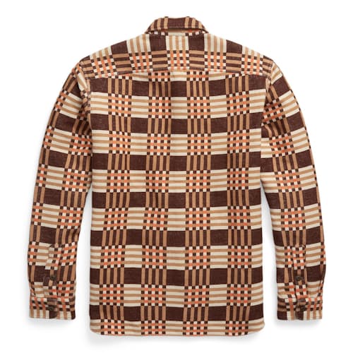 laydown image of Jacquard Cody Workshirt