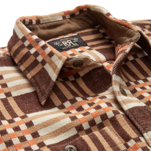 laydown image of Jacquard Cody Workshirt