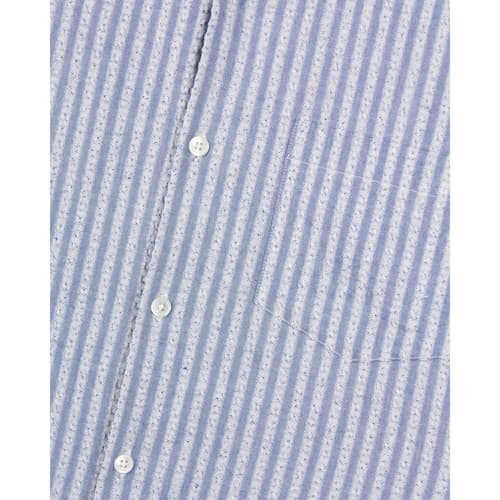 laydown image of Jacquard Chambray Camp Shirt