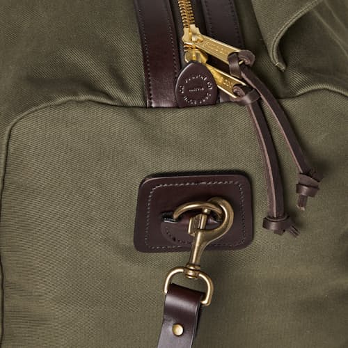 laydown detail image of Medium Rugged Twill Duffel - 43L