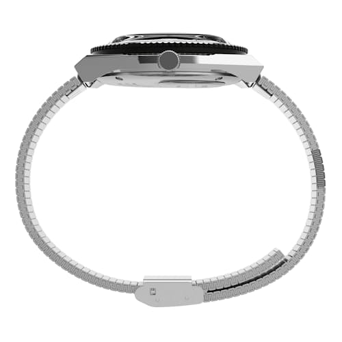 laydown image of Q Timex Diver Inspired 38mm Watch