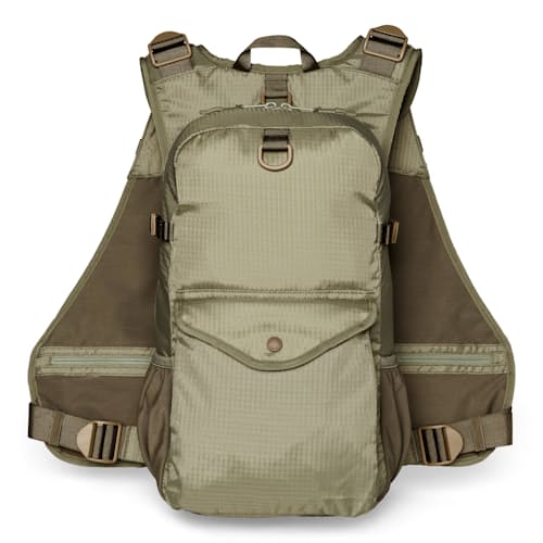 laydown image of Fishing Guide Vest Backpack