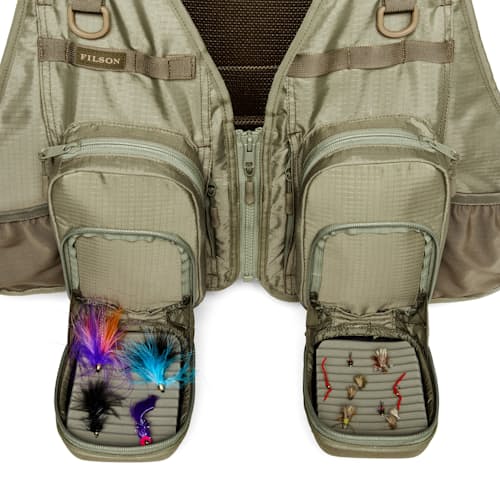 laydown image of Fishing Guide Vest Backpack
