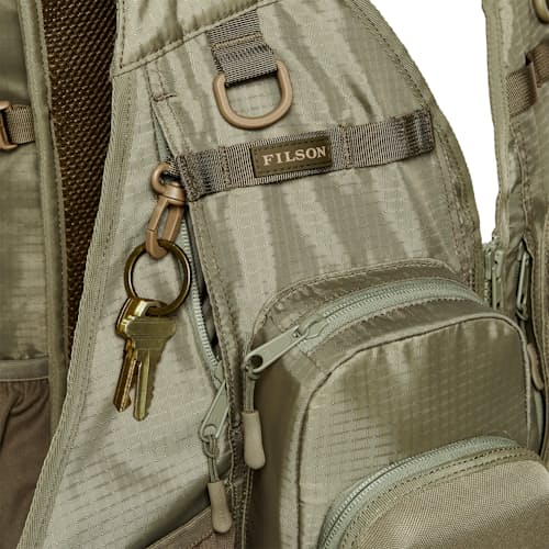 laydown image of Fishing Guide Vest Backpack