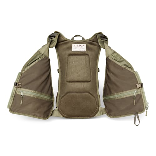 laydown image of Fishing Guide Vest Backpack