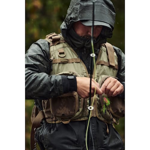 laydown image of Fishing Guide Vest Backpack