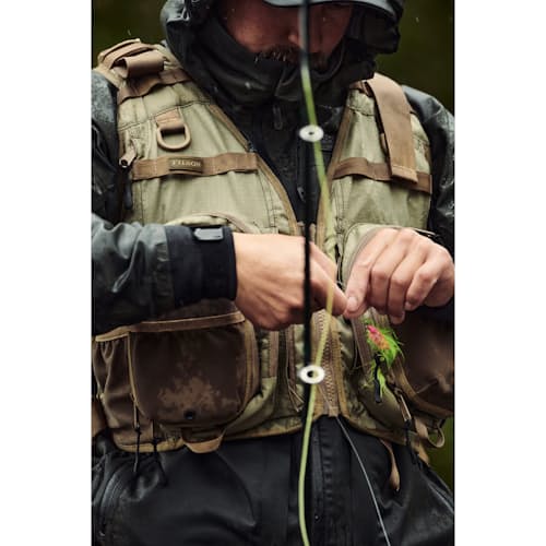 laydown image of Fishing Guide Vest Backpack