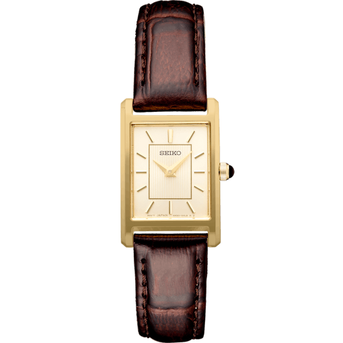 laydown image of Women's Leather Essentials Watch