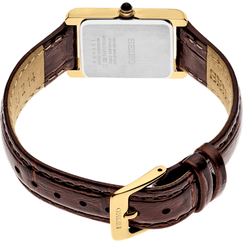 laydown image of Women's Leather Essentials Watch