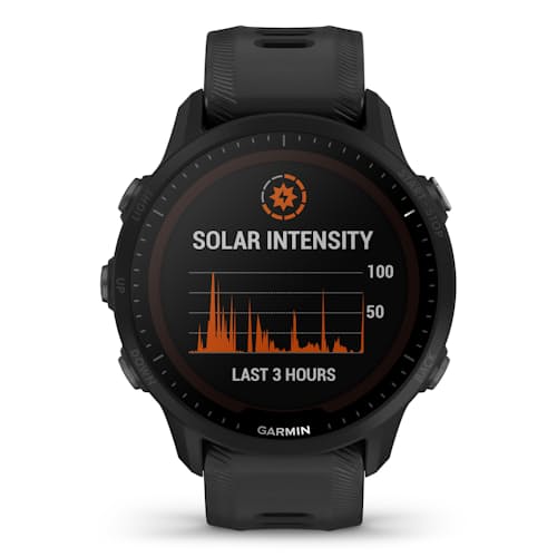 laydown image of Forerunner 955 Solar Watch