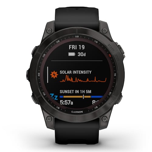 laydown image of Fenix 7 Sapphire Solar Edition Watch