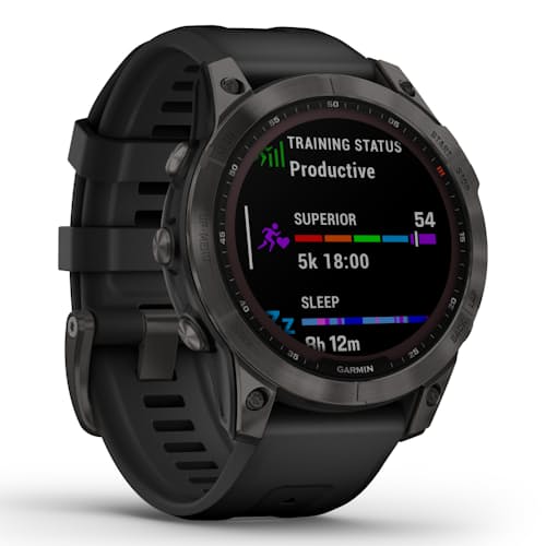 laydown image of Fenix 7 Sapphire Solar Edition Watch