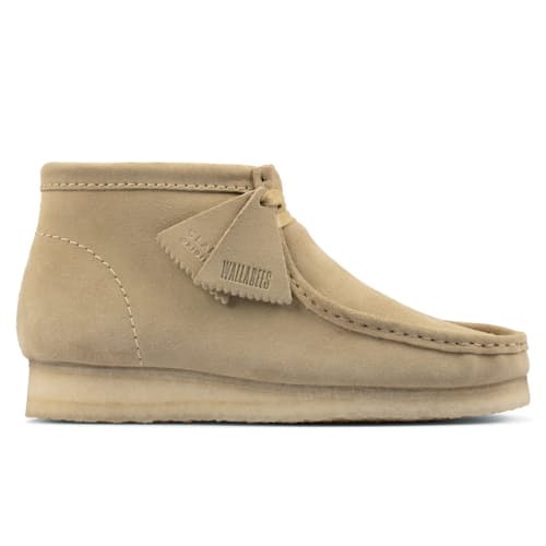 laydown image of Wallabee Moc Toe Chukka Boot