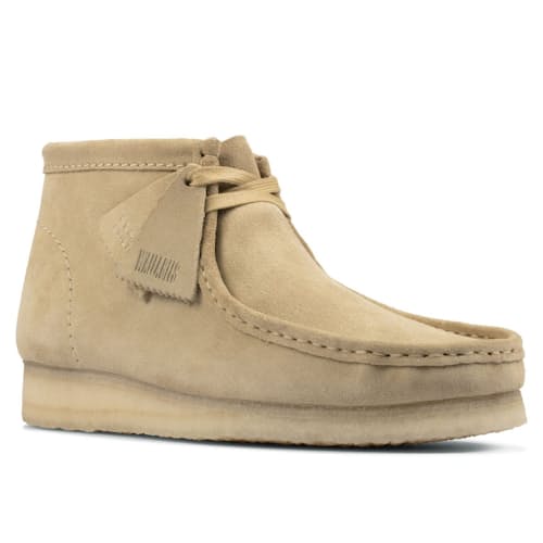 laydown image of Wallabee Moc Toe Chukka Boot