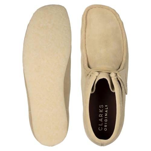 laydown image of Wallabee Moc Toe Chukka Boot