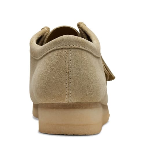 laydown image of Wallabee Low Moc Toe Chukka Boot