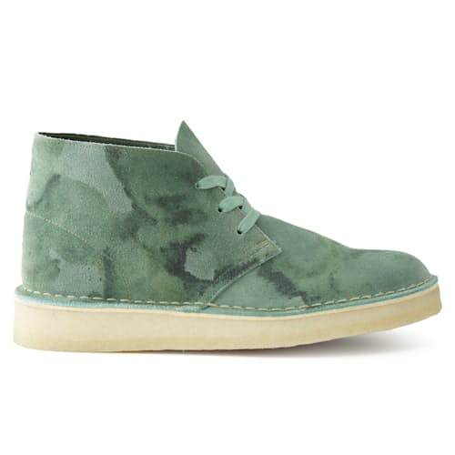laydown image of Desert Coal Chukka Boot