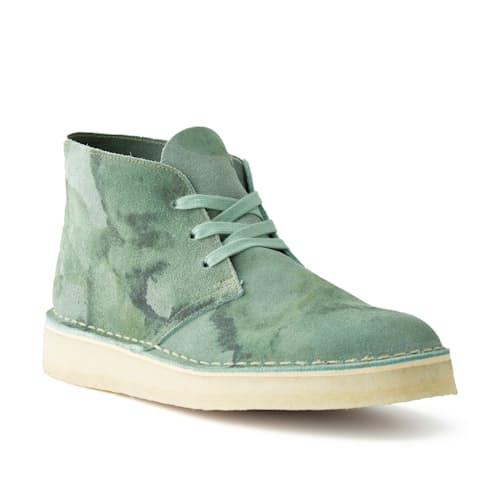 laydown image of Desert Coal Chukka Boot