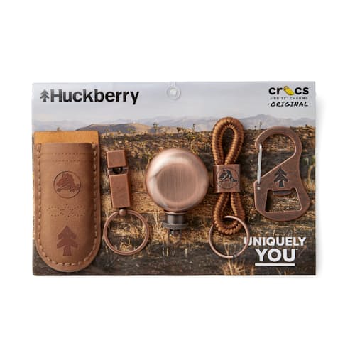 laydown image of Huckberry x Crocs Western Jibbitz 5 Pack
