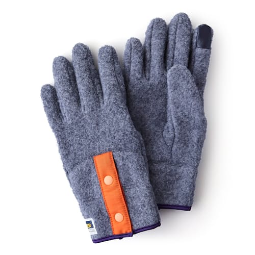 laydown image of Eco Fleece 5-Finger Gloves