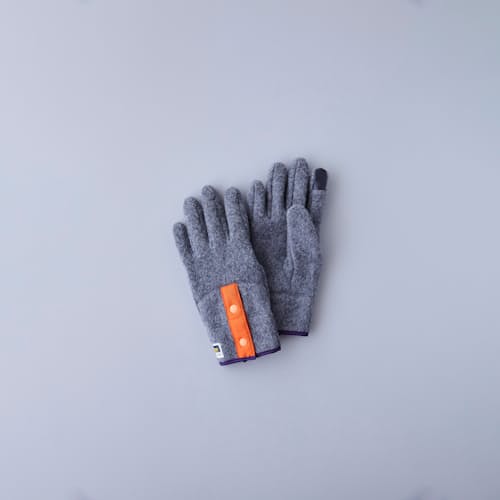 laydown image of Eco Fleece 5-Finger Gloves