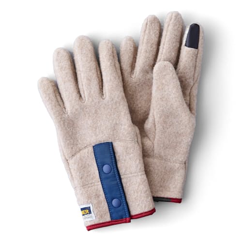 laydown image of Eco Fleece 5-Finger Gloves