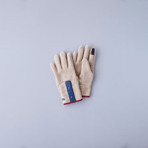 laydown image of Eco Fleece 5-Finger Gloves