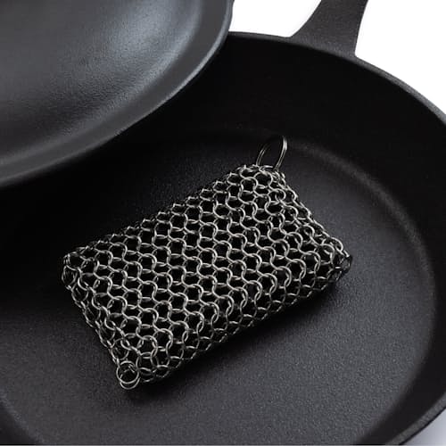 lifestyle image of Stainless Steel Cleaning Mesh Scrubber