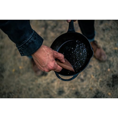lifestyle image of Cast Iron Wood Scraper