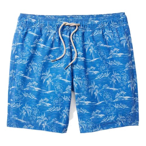 laydown image of The Bayberry Swim Trunk - 7"