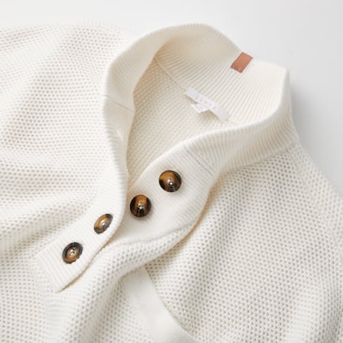 laydown image of Women's Cottonsilk™ Pocket Henley