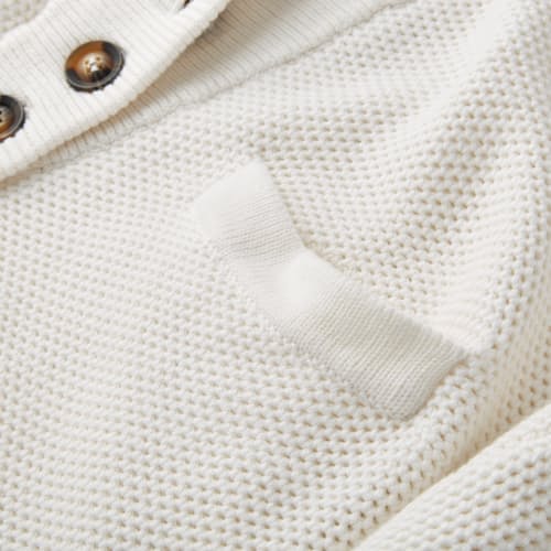 laydown image of Women's Cottonsilk™ Pocket Henley